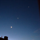 Mond-Venus-Jupiter
