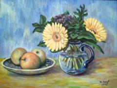 Stilleben mit Gerbera